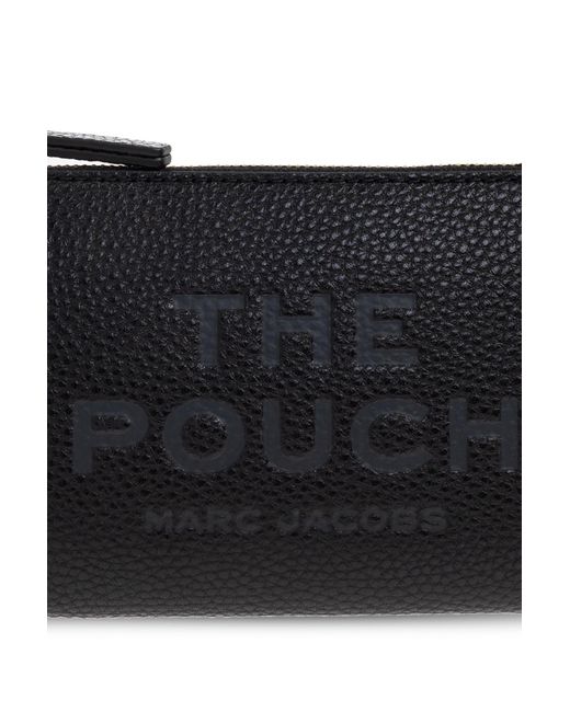 Marc Jacobs Black The Logo Embossed Zipped Pouch