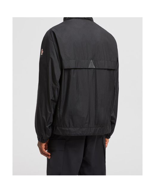 Moncler Black Grenoble Negara Packable Hooded Windbreaker for men