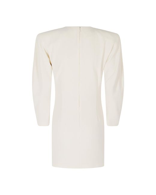 ANDAMANE White Long-Sleeved Dress