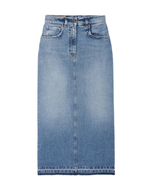 Fortela Blue Vintage Denim Skirt