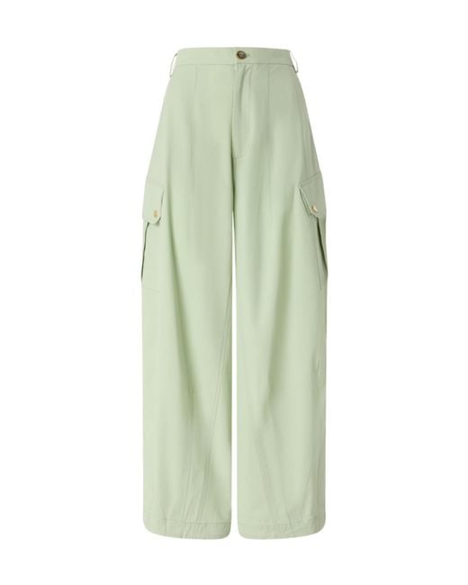 Pinko Green Flowing Trousers