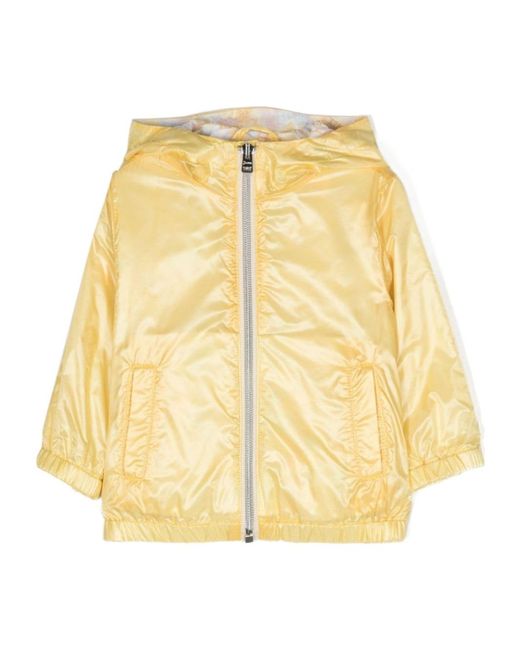 Herno Metallic Hooded Rain Jacket