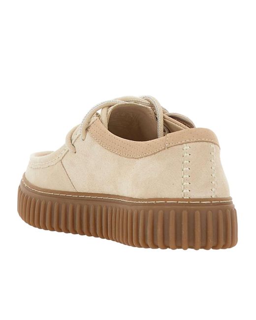 Clarks Natural Torhill Lo Lace-Up Shoes for men