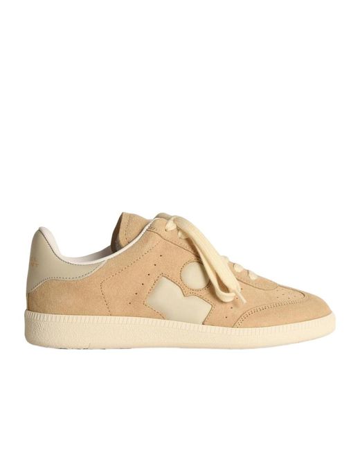 Isabel Marant Brown Isabel Marant Low-Top Lace-Up Sneakers