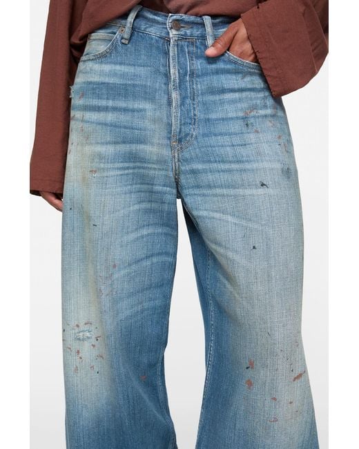 Acne Blue 1981 Loose Fit Jeans for men