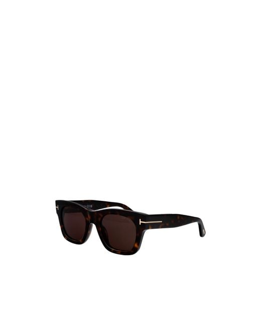 Tom Ford Red Eyewear Square Frame Sunglasses