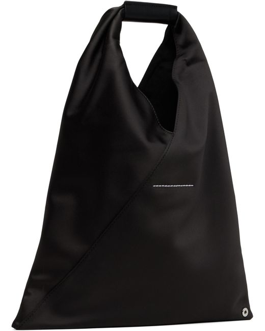 MM6 by Maison Margiela Black Small Year Of The Snake Japanese Tote Bag for men