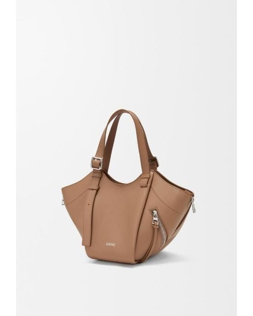 Loewe Brown Hammock Flip Bag