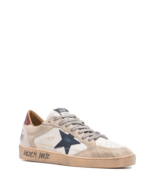 Golden Goose Deluxe Brand Multicolor Ballstar Lace-Up Sneakers for men