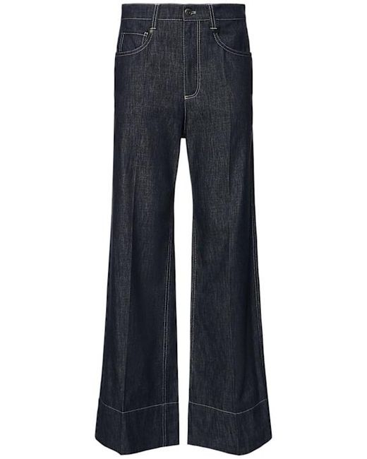Brunello Cucinelli Blue No-fade High Rise Boyfriend Jeans