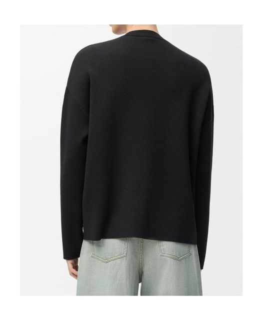 Loewe Black Logo Detailed Crewneck Jumper for men
