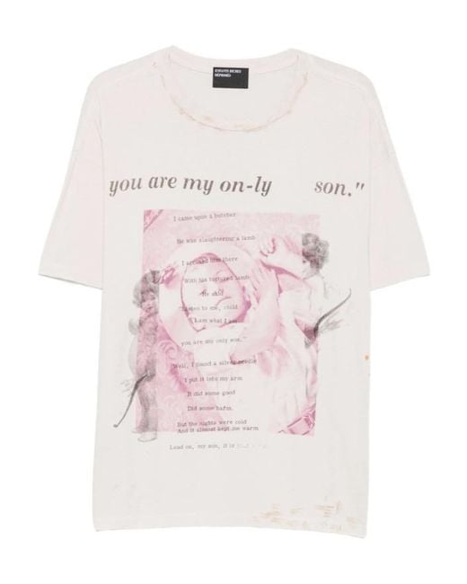 Enfants Riches Deprimes Pink Short-Sleeved T-Shirt for men