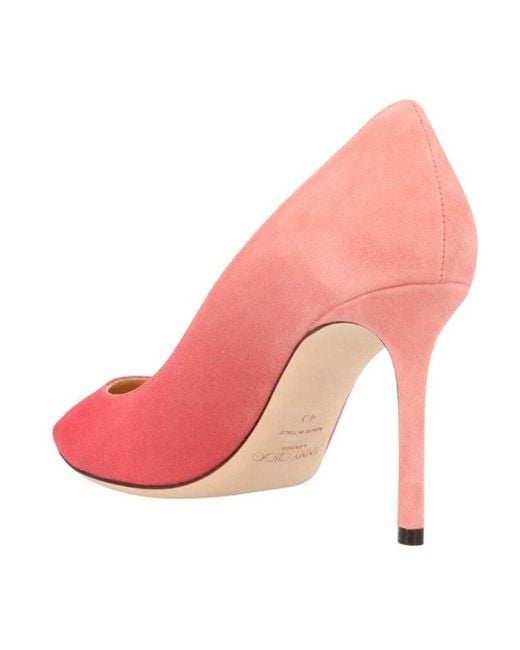 Jimmy Choo Pink Gradient Romy85 High Heels