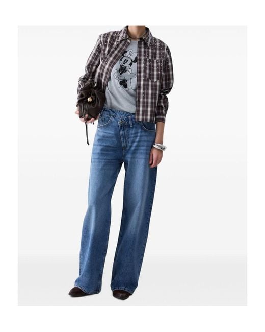 Liu Jo Multicolor Check Fabric Shirt