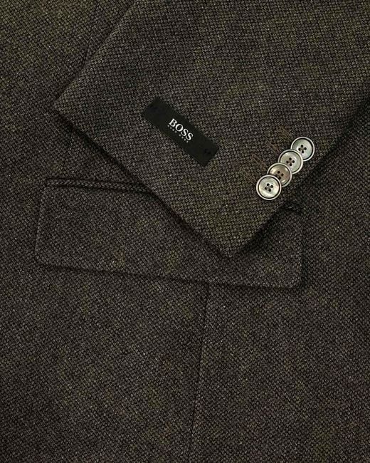 Boss Multicolor Lapel Suit Jacket for men