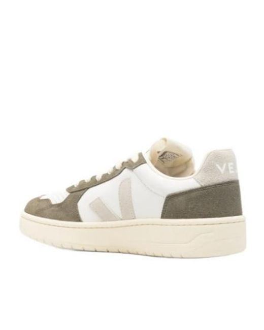 Veja White Aegean Low-Top Sneakers for men