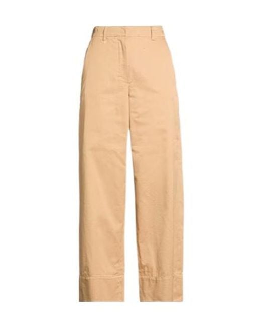 Max Mara Natural Loose Straight-Leg Pants