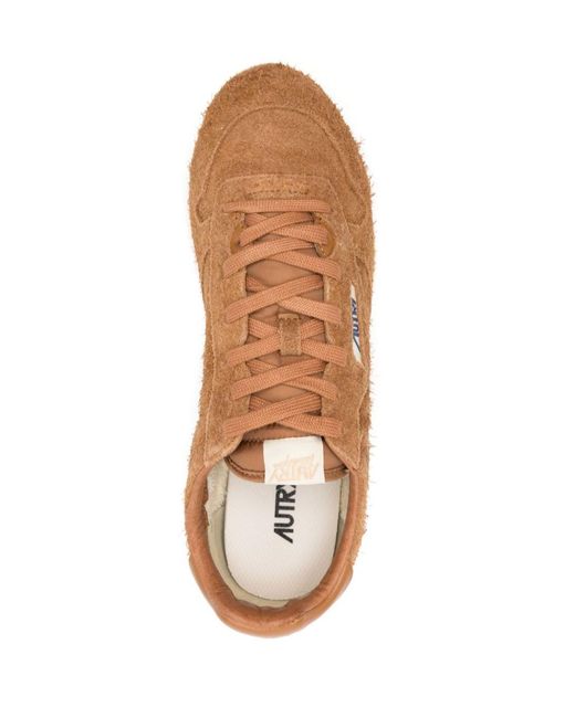 Autry Brown Windspin Low Sneakers for men