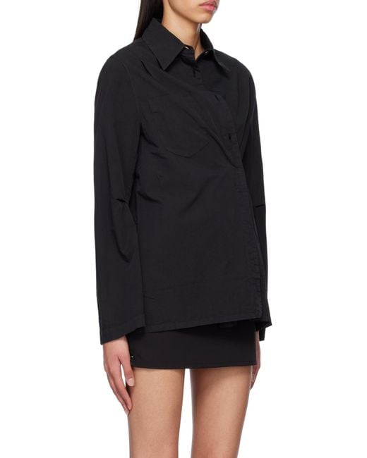 Our Legacy Black Relaxed Fit Shirt Top