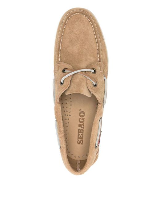 Sebago Natural Portland Flesh Out Boat Shoes