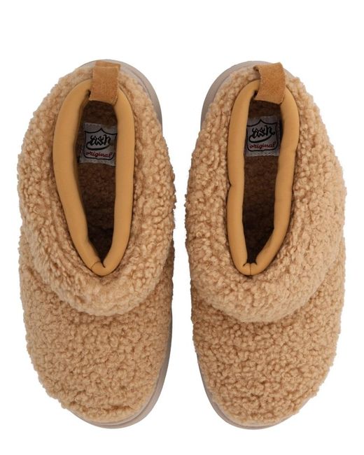 Ash Natural Platform Ankle Boots