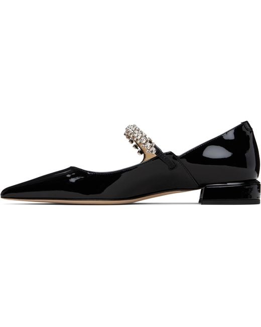 Jimmy Choo Black Bing Ballerina Flats