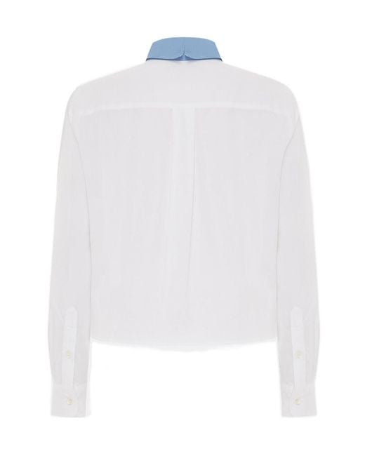 Marni White Long-Sleeved Shirt