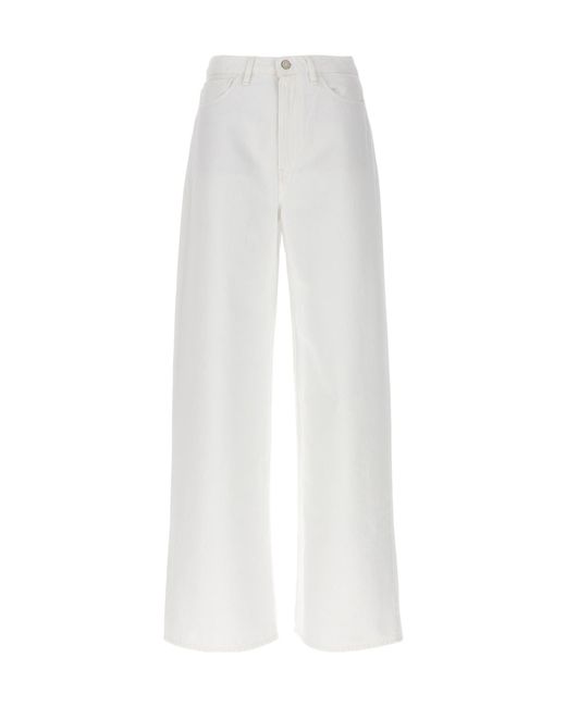 3x1 White Wide-Leg Jeans