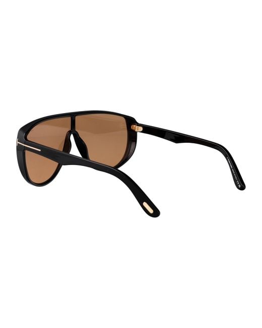 Tom Ford Natural Achilles Photochromatic Shield Sunglasses for men