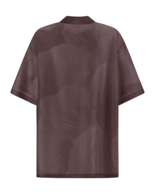 Herno Purple Resort Shirt