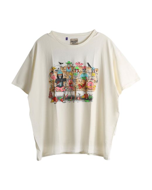 GALLERY DEPT. White Skeleton Beach Theatre T-Shirt for men