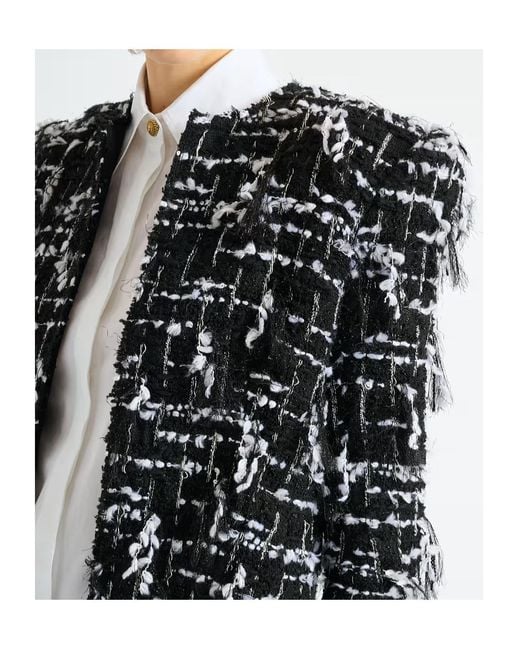 Balmain Black Cropped Jacket