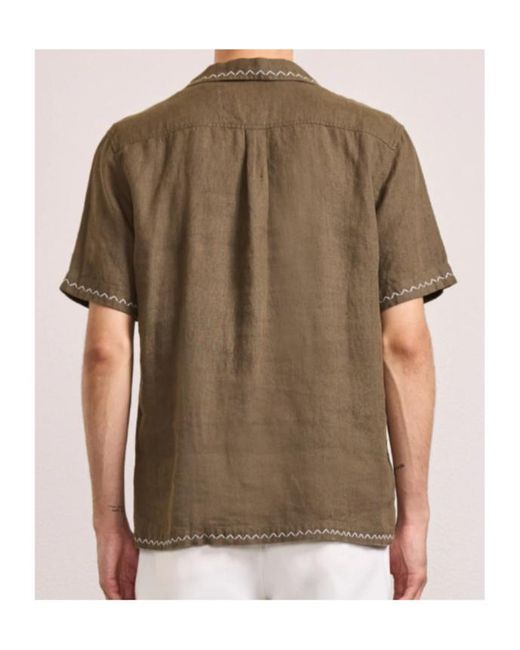 Frescobol Carioca Green Flavio Shirt for men