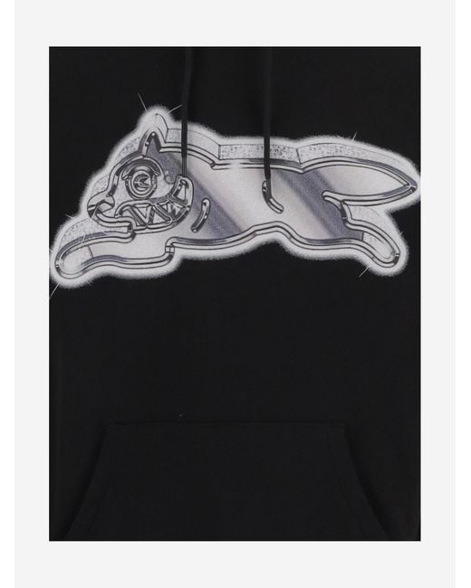 ICECREAM Black Graphic Logo Hoodie for men