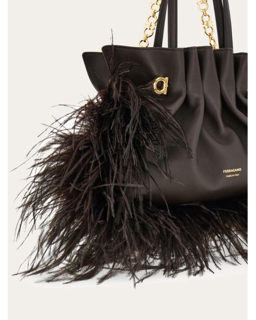 Ferragamo Black Ferragamo Soft Bag (S)