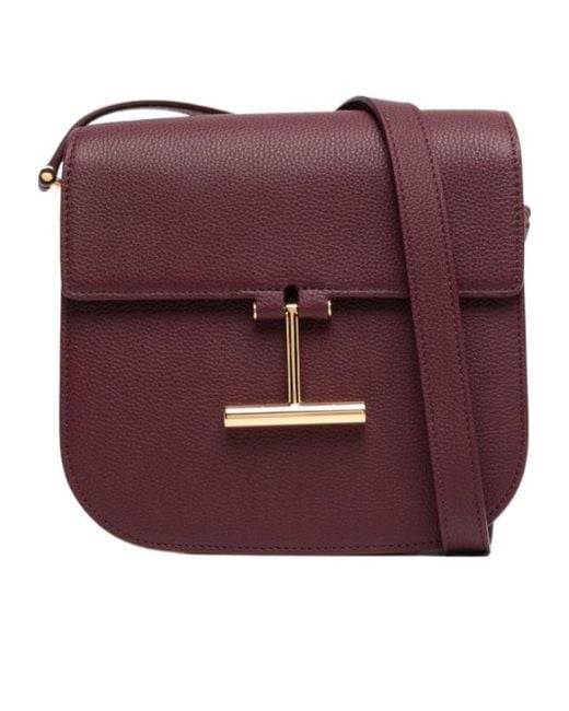 Tom Ford Purple Tara Mini Crossbody Bag
