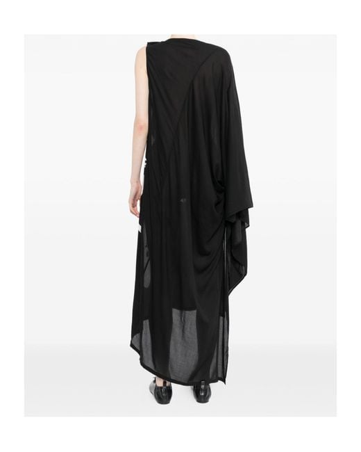 Yohji Yamamoto Black Asymmetric Dress