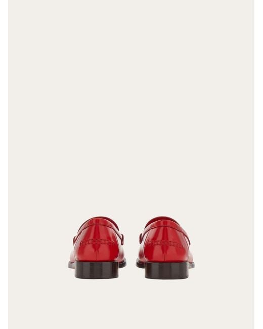 Ferragamo Red Logo Love Shoes