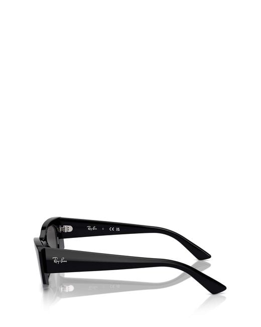 Ray-Ban Black Kat Rectangular Sunglasses for men