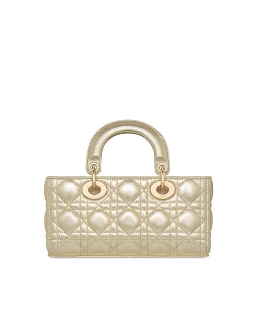 Dior Metallic Small Lady D-Joy Bag