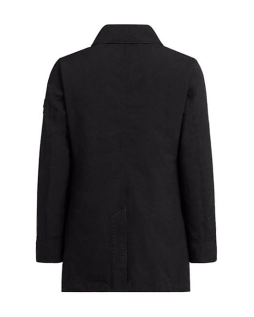 Stone Island Blue Frontbutton Coat for men