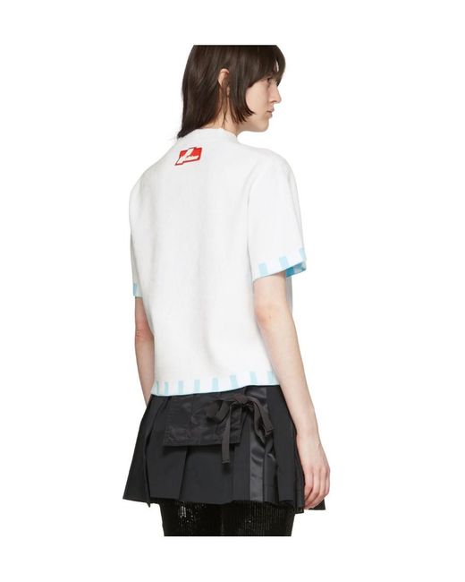 we11done White Printed T-Shirt
