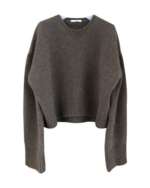 Céline Gray Crew Neck Top
