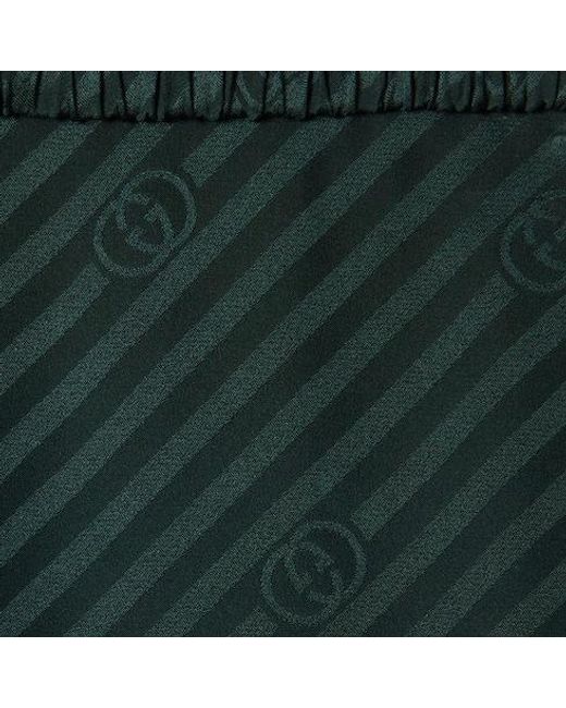 Gucci Green Interlocking G Jacquard Skirt