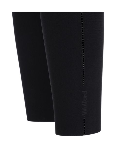 Wolford Black Seamless Form Leggings Pants