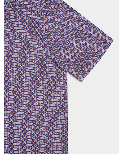 Orlebar Brown Purple Short-Sleeved Shirt for men