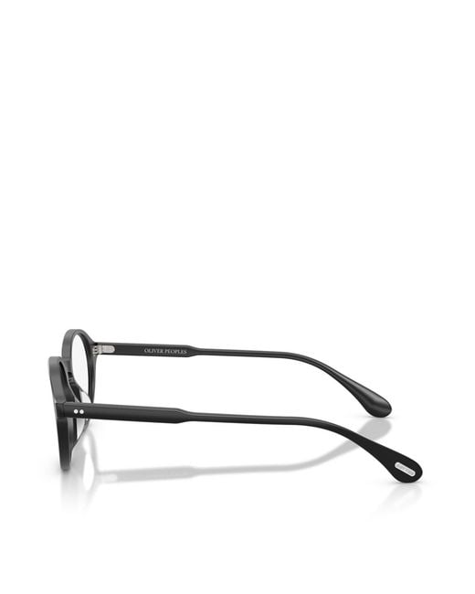 Oliver Peoples White Oval Frame Glasses for men