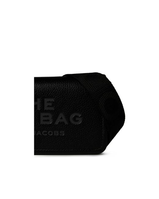 Marc Jacobs Black Grainedleather Mini Crossbody Bag