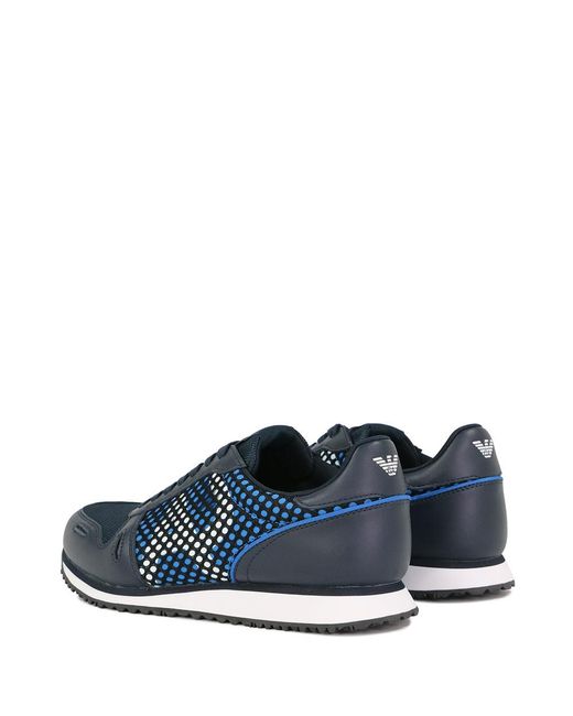 Armani Jeans Blue Logo Details Casual Sports Shoes for men