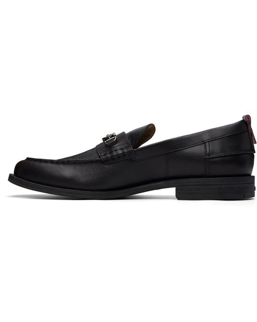 Boss Black Round-Toe Loafers for men